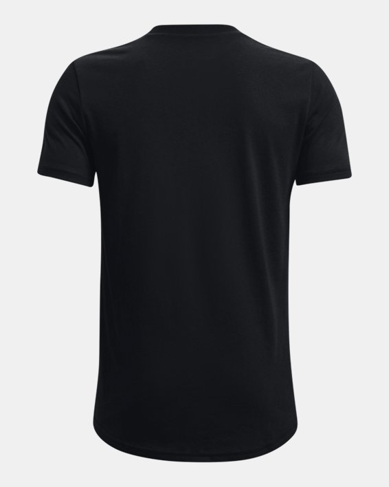 Boys' Curry Logo Short Sleeve in Black image number 1